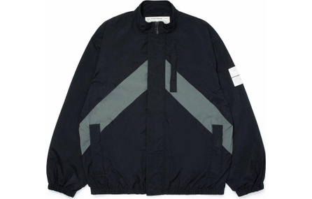 MADNESS FW22 Stripe Stand Collar Jacket Men's Black