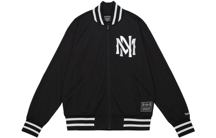 Mastermind Japan X Mastermind World X Mitchell Ness Mastermind Joint Series Jackets Unisex Black