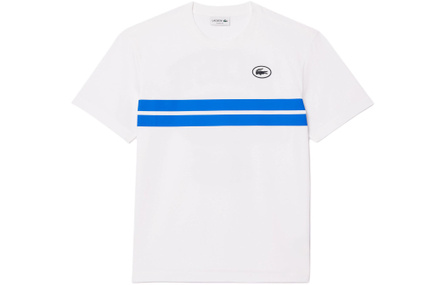 LACOSTE Logo appliqué Organic Cotton T shirt