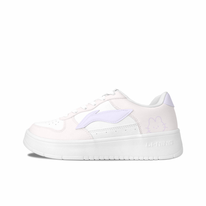 Custom SneakersLiNing Floating Boat Soft Girl Sweet Cool Girl Heart Soft Cloud Rabbit Moon Start Manufacturing Cushioning Wear-Resistant Low-Top Skate Shoes Women's