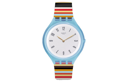 SWATCH Unisex 40mm White Watch SVUL100
