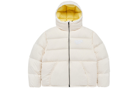 Acme De La Vie (ADLV) FW23 Chest Letter Hooded Long Sleeve Down Jacket Unisex White
