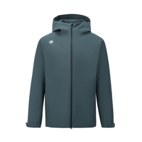 DESCENTE Training Windproof Waterproof Moisture-Permeable Down Liner Outdoor Hiking Mountaineering Two-Piece Set Jacket Men's DB-темно-синий