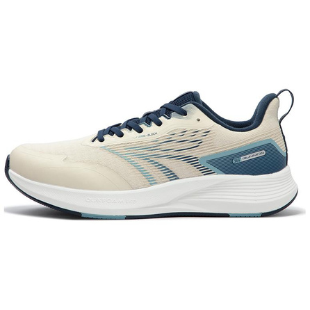 361° Cushioning, Wear Resistant Low Top Training Running Shoes Men's Gray Blue