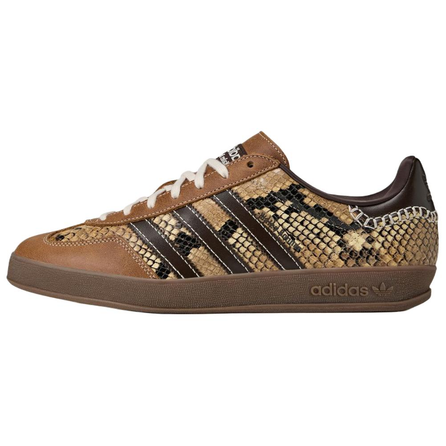 adidas Originals × WALES BONNER GAZELLE SNAKE Comfortable Fit Handball Shoes Unisex Brown-Black