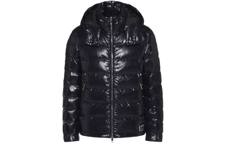 Valentino FW20 Logo Hooded Zip-Up Down Jacket Men's