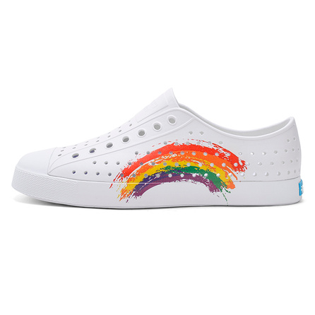 CRAZY ATIV Clogs EVA Fashion Trendy Comfortable Minimalist Commuting Sandals Unisex Rainbow