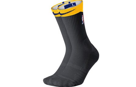 Nike Logo Jacquard Color-Block Casual Basketball Socks Unisex 1-Pair Charcoal Grey