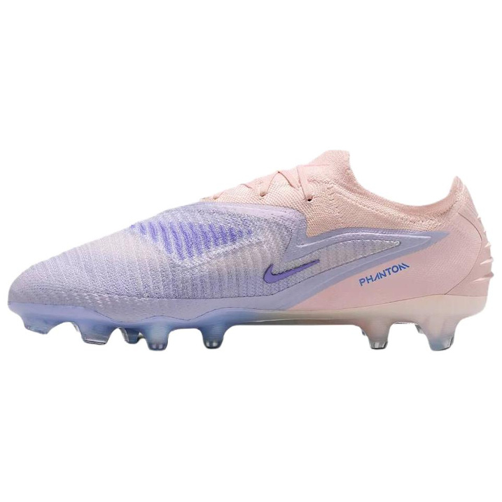 Nike Phantom 6 Elite LV8 Comfort Fit Soccer Shoes Unisex Light Purple Pink
