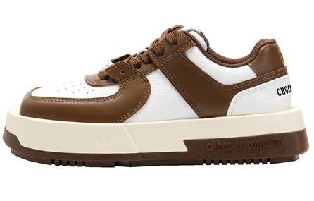 CHOCO CONCERT Stylish Skateboarding Shoes Unisex Mocha