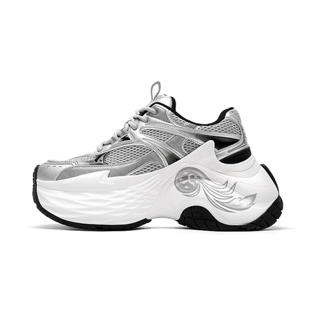 BASLS Pinwheel Series Trendy Fashion Retro Comfortable Light Luxury Techwear Unisex Aesthetic Height-Increasing Breathable Low-Top 8cm Dad Shoes Unisex