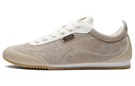 Kappa SERIES Back-to-Back Comfortable Trendy Streetwear Retro Versatile Wear-Resistant Low-Top Casual Shoes Unisex Gray Khaki Winter White