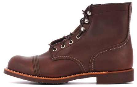 RED WING SHOES Iron Ranger Leather Ankle Boots