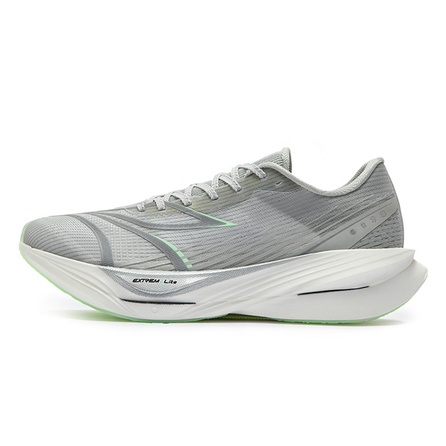 361° Feibiao ET Cosmic Speed Long-Distance Running Cushion Anti-Slip Wear-Resistant Low-Top Full-Length Carbon Plate Training Racing Running Shoes Men's Gray