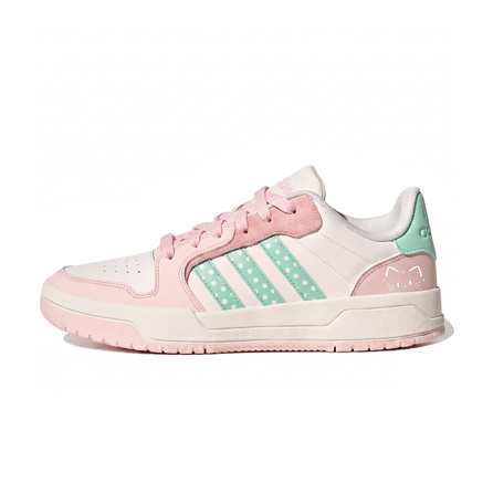 [Custom Sneakers] adidas ENTRAP Peach Mist Cat Island adidas ENTRAP Girlie Style Casual Versatile Dopamine Low-Top Cherry Blossom Pink Mint Green Wear-Resistant Lightweight Sneakers Unisex Pink