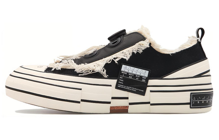 Yohji Yamamoto xVESSEL X Yohji Yamamoto Women's Patchwork Platform Low 'Black White'