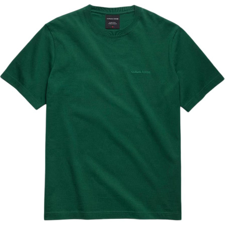 Canada Goose Men's SS26 Summer Collection Round Neck Letter Graphic Print Short Sleeve T-Shirt