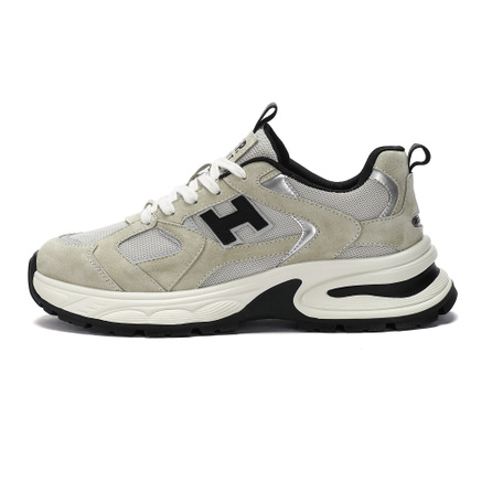 JEEP SPIRIT Chunky Sneakers Men Low-Top Light Sandy