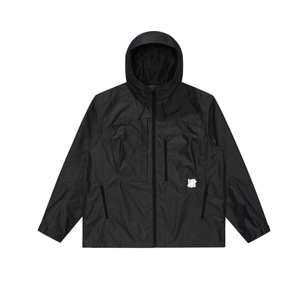 UNDEFEATED SS26 Five-Stripe Contrast Small Logo Denim-Like Hooded Jacket Unisex