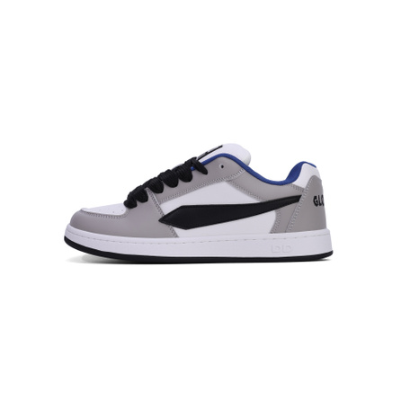 GLO BULL Puffer Shoes Retro Comfort Versatile Trendy Wrapped Wear-Resistant Lightweight Breathable Slip-Resistant Low-Top Sneakers Unisex White Black Blue