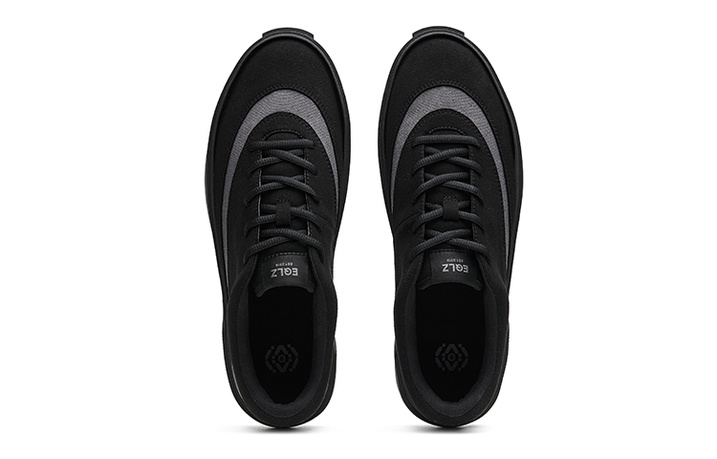 EQLZ EQUALIZER Fault 24 Lo Low Top Skateboard Shoes Unisex Black Stone