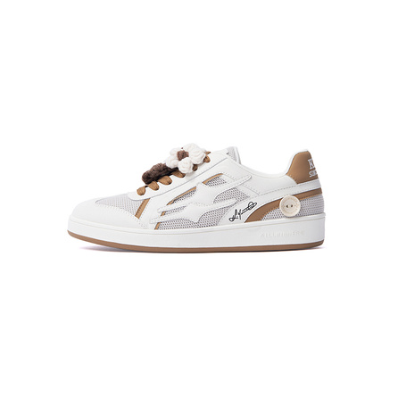 KILLWINNER Skateboard Shoes Unisex Low-Top White Brown