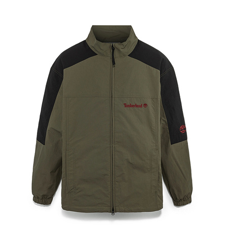 Timberland Outdoor Casual Water-Repellent Loose Stand Collar Long Sleeve Jacket Coat Men's Army Green