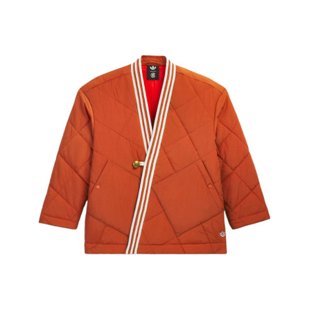 adidas originals × CLOT WRAP JACKET BY EDISON CHEN CNY New Chinese Stripe V-Neck Warm Long Sleeve Cotton Jacket Unisex