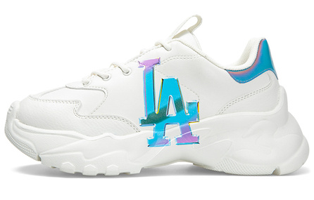 MLB Big Ball Chunky Chunky Sneakers Unisex Low-Top Blue White