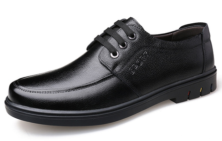 HUANAI Dress Shoes Men Low-Top