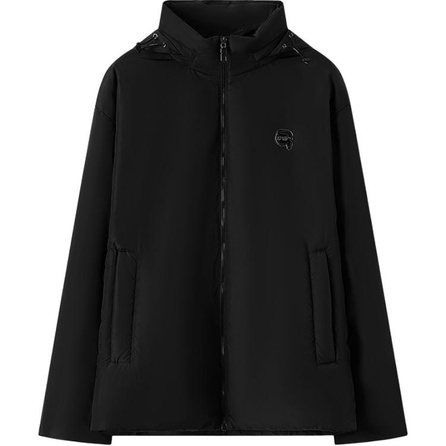KARL LAGERFELD Outdoor Sport Warmth FW25 Hooded Zipper Long Sleeve Loose Padded Jacket Men's