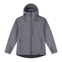 Dickies Mountain Outdoor Sports Cycling Hiking Mountaineering Camping Solid Color Comfortable Breathable Casual Loose Versatile City Functional Windproof Water-Repellent Long Sleeve Hooded Windbreaker Unisex Цементная зола