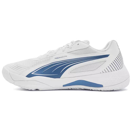PUMA Solarflash 3 Comfortable Soft Low-Cut Badminton Shoes Unisex White Blue