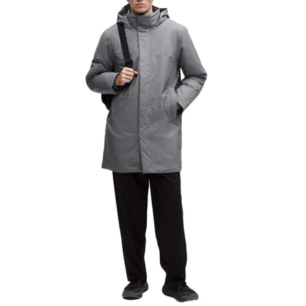 lululemon Men's Windproof Waterproof Stretch-Fit Solid Color Padded Jacket