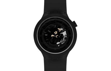 SWATCH Unisex 47mm Skeleton Watch SB03B100
