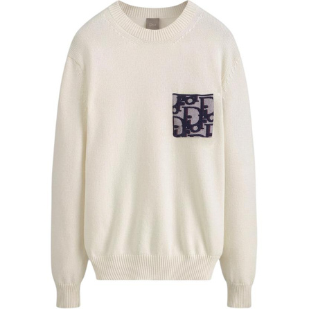 DIOR FW26 Ribbed Crewneck Long Sleeve Knitwear Men's