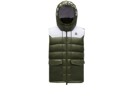 Moncler Vests Men Dark Green