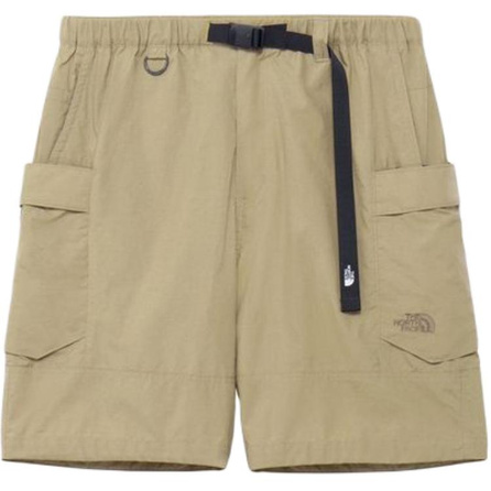 THE NORTH FACE Solid Color Mid-Waist Straight 3-Inch Casual Shorts Unisex Khaki