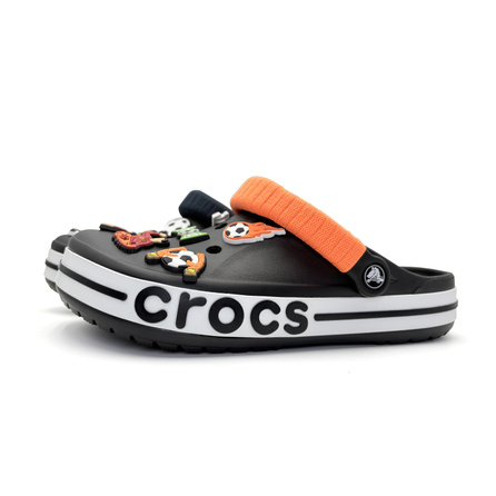 [Custom Shoes] Crocs Bayaband Clog Green Pitch Golden Cup Commute Versatile Long-Wear No Fatigue Soft Bouncy Step-On-Feces Feel Anti-Slip Anti-Odor Home Casual Trendy Fashion Clogs Unisex Black