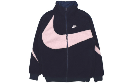 Nike Velvet Jackets Men Obsidian Color