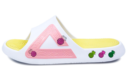 PEAK Tai Ji1.0 Slide Slippers Unisex White Pink Yellow