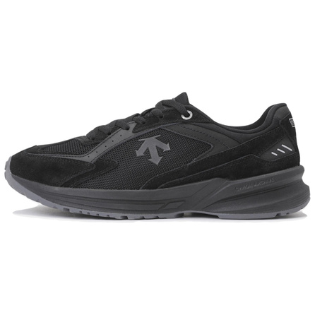 DESCENTE Kron Hyper Mesh Comfortable Versatile Slip-Resistant Durable Lightweight Cushioned Low-Top Running Shoes Unisex Black