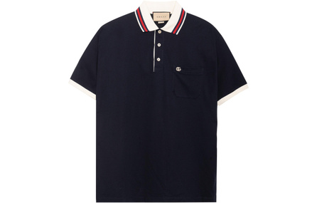 GUCCI T-Shirts Men Marine Blue