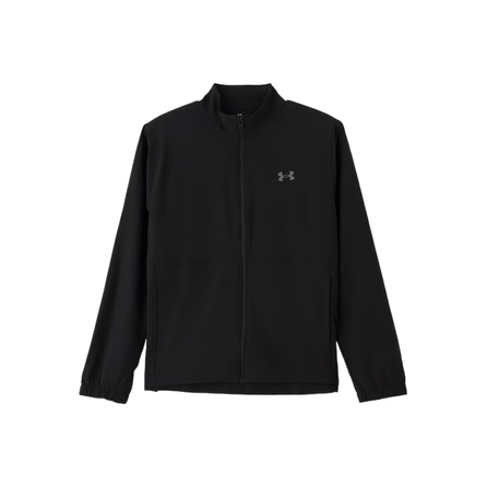 Under Armour FW26 Long Sleeve Stand Collar Zip-Up Skin-Friendly Soft Comfortable Versatile Solid Color Outdoor Training Lightweight Woven Jacket Men's