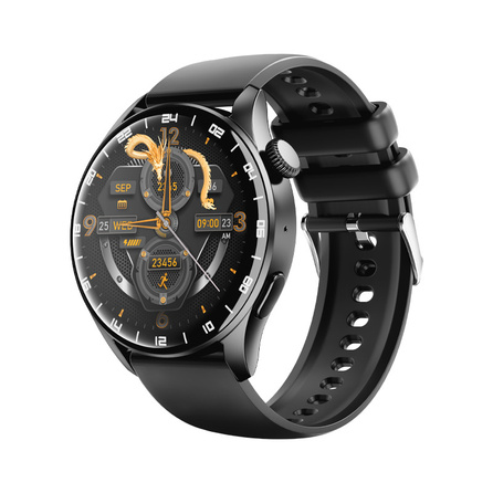 Peak Smartwatch Bluetooth Connection IP68 Waterproof WeChat Alipay Payment Information Reminder GPS Positioning All-Day Heart Rate Blood Oxygen Sleep Stress Monitoring Bluetooth Calling Unisex