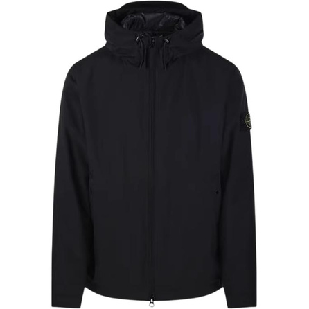 STONE ISLAND SS26 Solid Color Full-Zip Hooded Jacket Men's