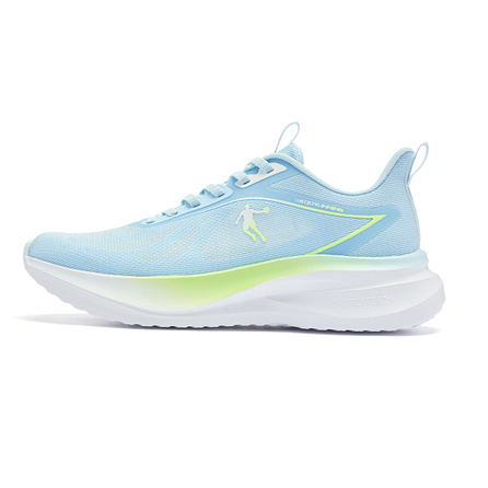 Jordan Running Sport Casual Versatile Mesh Lightweight Soft Sole Comfortable Mesh Cushioning Wear-Resistant Lightweight Breathable Slip-Resistant Low-Top Casual Running Shoes Men's White Blue