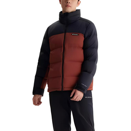 Columbia Omni-Heat Down Jacket Men's Brown Black