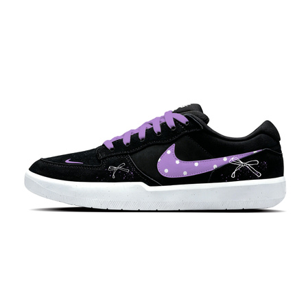 [Custom Sneakers] Nike SB Force 58 Dream Knot Leather Textile Special Gift Bag Suede Stardust Texture Minimalist Classic Silhouette Commute Versatile Wear-Resistant Low-Top Skate Shoes Unisex White