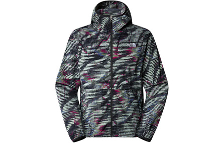THE NORTH FACE MEN'S TNF EASY WIND HOODED FULL-ZIP JACKET Jackets Coats Men's Black